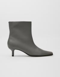 Nelly - Grå - Squaretoe Ankel Boot