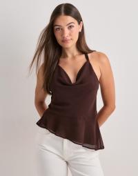 Nelly - Brun - Flawless Halter Neck Top