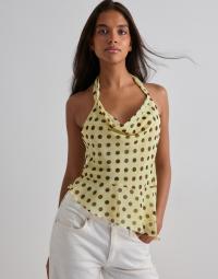 Nelly - Gul - Flawless Halter Neck Top