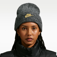 Nike Peak Holiday-beanie med højt opslag - sort