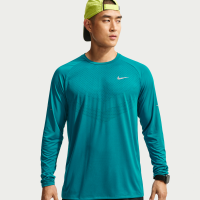Langærmet Nike Stride Dri-FIT ADV-løbeoverdel til mænd - blå