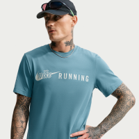 Nike Dri-FIT-løbe-T-shirt til mænd - blå