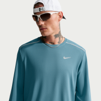 Langærmet Nike Miler Dri-FIT-løbetrøje til mænd - blå