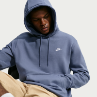 Nike Club-pulloverhættetrøje i fleece til mænd - blå