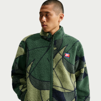 Nike Club Winterized-fleecejakke med fuld lynlås til mænd - grøn