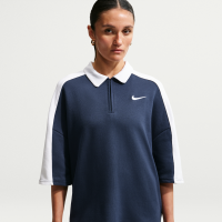 Kortærmet Nike -polotop til kvinder - blå