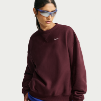 Oversized Nike Studio Fleece-crewtrøje i kraftigt materiale til kvinder - lilla