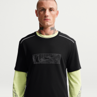 Nike Miler Dri-FIT UV Protection Winterized-løbeoverdel til mænd - sort