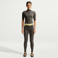 Højtaljede NikeSKIMS Weightless-leggings med V-panel til kvinder - sort