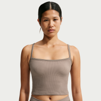NikeSKIMS Ribbed Seamless Cami-tanktop til kvinder - brun
