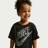 Nike-T-shirt med dyreprint til småbørn - sort