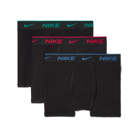 Nike Dri-FIT-boksershorts i bomuld med farvet linning til store børn (3 stk.) - rød