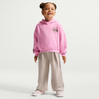 Nike Juxta-Girl-sæt i to dele med bukser med brede ben til småbørn - brun
