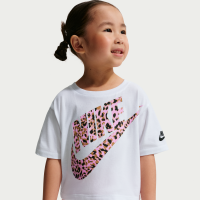 Nike-T-shirt med dyreprint til småbørn - hvid