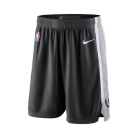 San Antonio Spurs Icon Edition Nike NBA Swingman-shorts til mænd - sort
