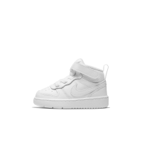 NikeCourt Borough Mid 2-sko til babyer/småbørn - hvid