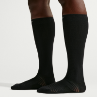 Knælange Nike Spark Lightweight-kompressionsløbestrømper - sort