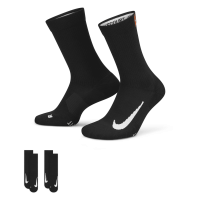NikeCourt Multiplier Cushioned-tennis-crewstrømper (2 par) - sort