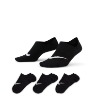 Nike Everyday Plus Lightweight-træningsstrømper til kvinder (3 par) - sort