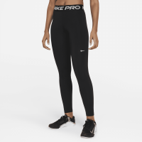Nike Pro-leggings med mesh-paneler og mellemhøj talje til kvinder - sort