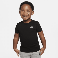 Broderet Nike Futura-T-shirt til småbørn - sort