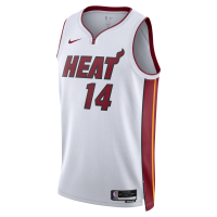 Miami Heat Association Edition Nike Dri-FIT NBA Swingman-trøje til mænd - hvid