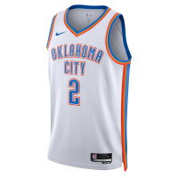 Shai Gilgeous-Alexander Oklahoma City Thunder 2022/23 Association Edition Nike Dri-FIT NBA Swingman-spillertrøje til mænd - hvid