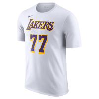 Los Angeles Lakers Nike-NBA-T-shirt til mænd - hvid