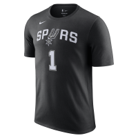 San Antonio Spurs Victor Wembanyama Nike NBA-T-shirt til mænd - sort