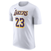 Los Angeles Lakers Nike-NBA-T-shirt til mænd - hvid
