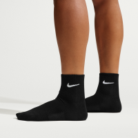 Lette Nike Everyday Plus "Rift"-ankelstrømper med opdelt tå - sort