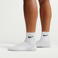 Lette Nike Everyday Plus "Rift"-ankelstrømper med opdelt tå - hvid
