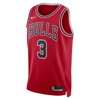 Chicago Bulls Icon Edition Nike Dri-FIT NBA Swingman-trøje til mænd - rød