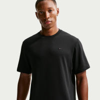Alsidig Nike Primary Dri-FIT-overdel med korte ærmer til mænd - sort