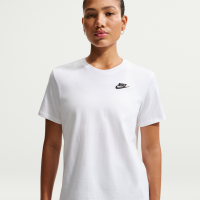 Nike Club Essentials-T-shirt til kvinder - hvid