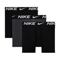Nike Dri-FIT Solid-boksershorts til større børn (3 stk.) - sort