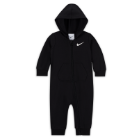 Nike Baby Essentials-heldragt med hætte til babyer (0-9 M) - sort