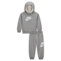 Todelt Nike Club-fleecesæt til babyer (12-24 mdr.) - grå