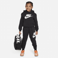Todelt Nike Club-fleecesæt til mindre børn - sort