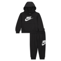 Todelt Nike Club-fleecesæt til babyer (12-24 mdr.) - sort