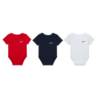 Nike Swoosh-bodyer til babyer (pakke med 3 stk.) - multifarvet