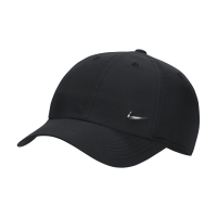 Nike Dri-FIT Club-Swoosh-kasket i metal til børn - sort