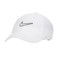 Nike Club-Swoosh-kasket uden struktur - hvid