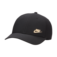 Struktureret Nike Dri-FIT Club-kasket med metallogo - sort