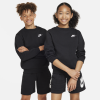 Nike Club Fleece-sweatshirt til større børn - sort