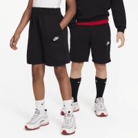 Nike Club Fleece-shorts i french terry til større børn - sort