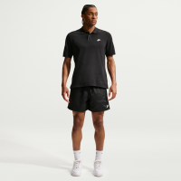 Vævede Nike Club-flow-shorts til mænd - sort