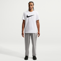 Maskinstrikkede Nike Club-bukser med åben kant forneden til mænd - grå