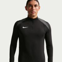 Nike Strike Dri-FIT-fodboldtræningstrøje med 1/2 lynlås til mænd - sort