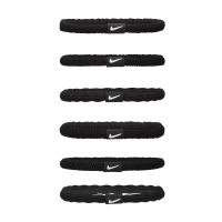 Nike Flex-hårbånd (pakke med 6 stk.) - sort